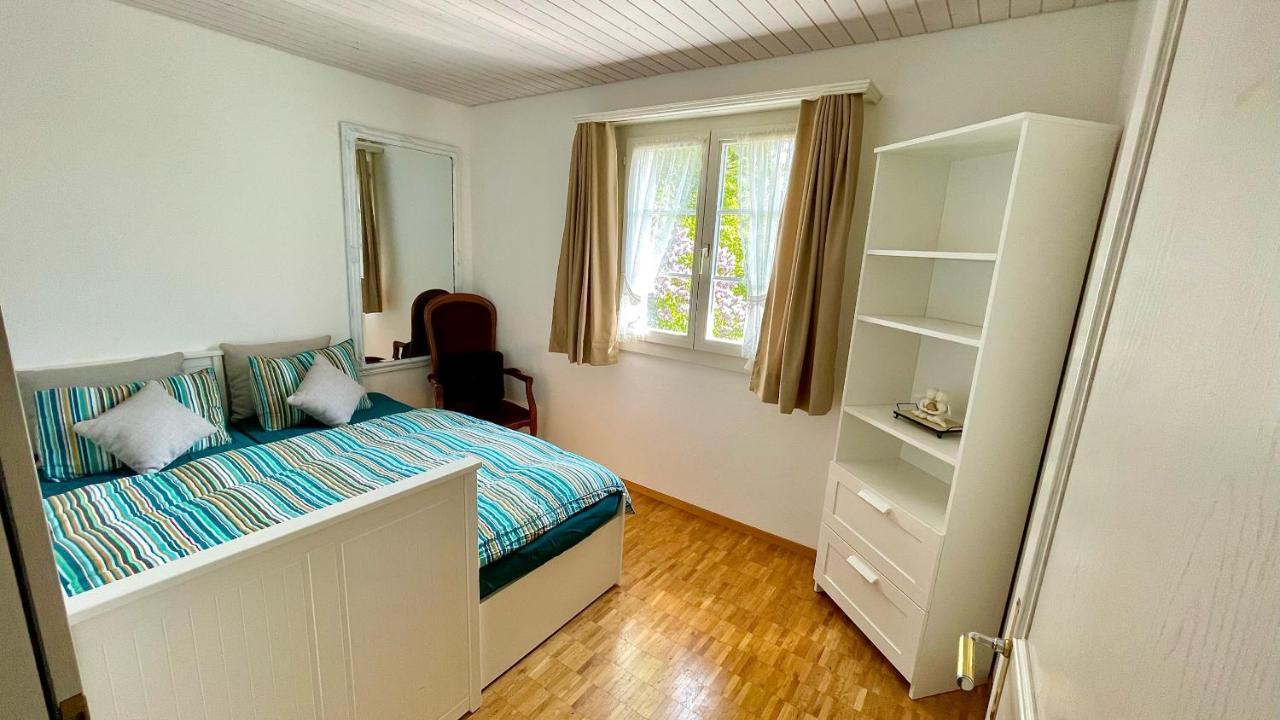 The Swiss Paradise 2 Apartment With Garden, Whirlpool, And Mountain Panorama Wirzweli Exterior foto