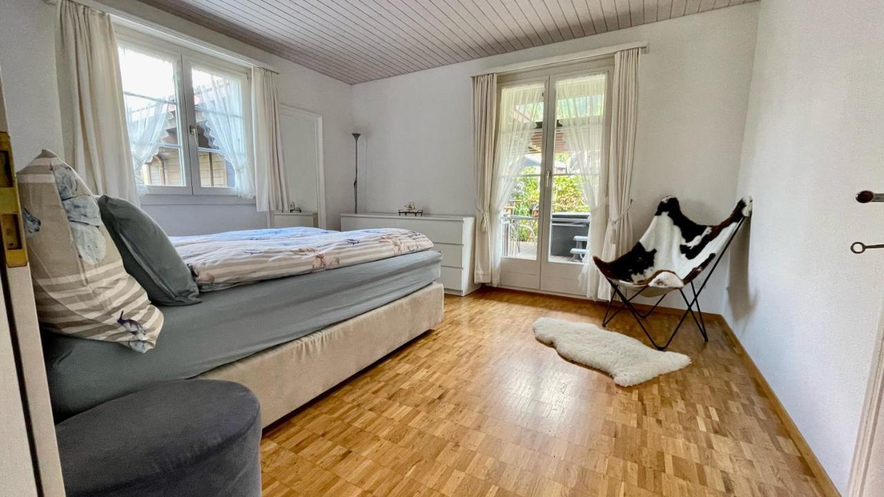 The Swiss Paradise 2 Apartment With Garden, Whirlpool, And Mountain Panorama Wirzweli Exterior foto