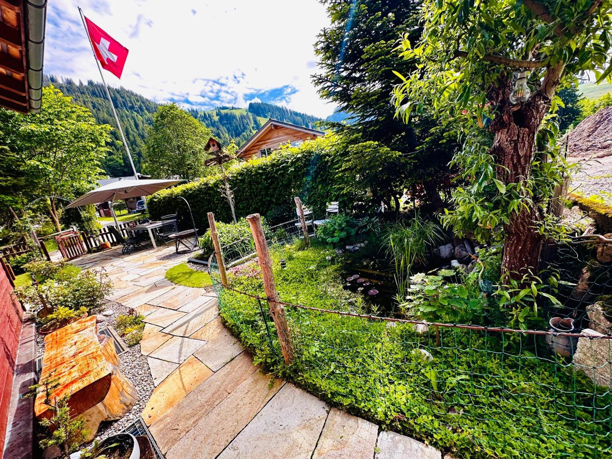 The Swiss Paradise 2 Apartment With Garden, Whirlpool, And Mountain Panorama Wirzweli Exterior foto